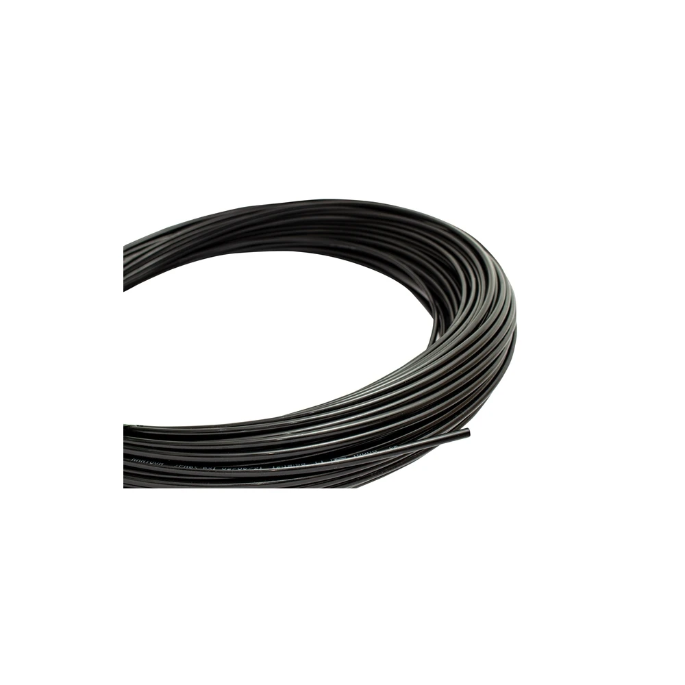 Tubo PA6 10.00 x 1.50 preto em metro
